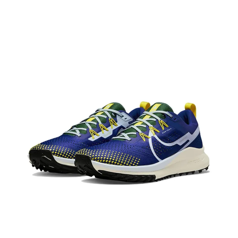 Nike React Pegasus Trail 4 Deep Royal Yellow Strike-2