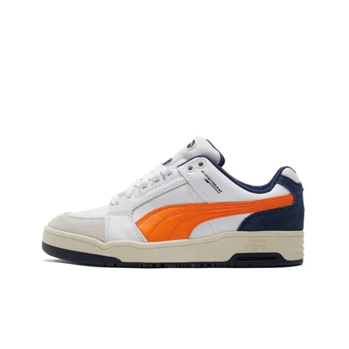 PUMA Slipstream Low Retro White Vibrant Orange