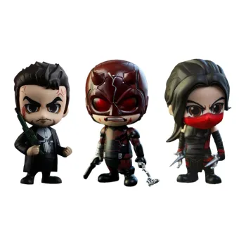 Hot Toys Marvel Character Cosb351 Devil Dancer Set Chibi Figures 9.5cm