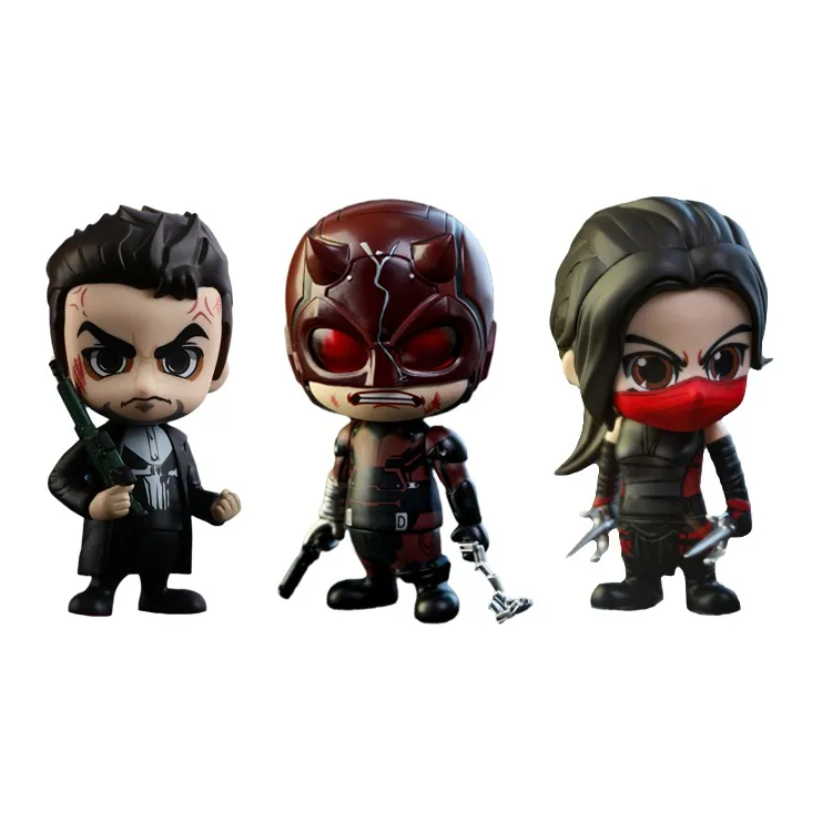 Hot Toys Marvel Character Cosb351 Devil Dancer Set Chibi Figures 9.5cm-0