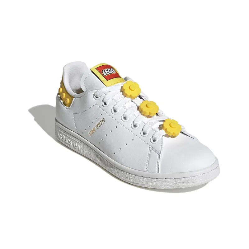 Adidas Stan Smith Lego White Yellow Women's-2