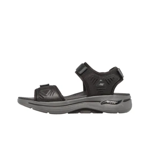 Skechers Go Walk Arch Fit Beach Sandals Men Black/Grey