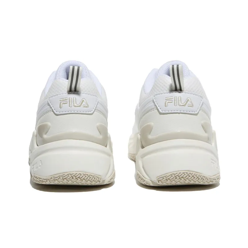 FILA Skyrunner Cushioned Anti Slip Wear Resistant And Water Resistant Low Top Casual Shoes Unisex White Korean Style-3