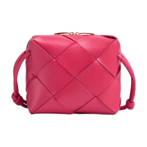 Bottega Veneta Cassette Camera Bag Mini Cranberry