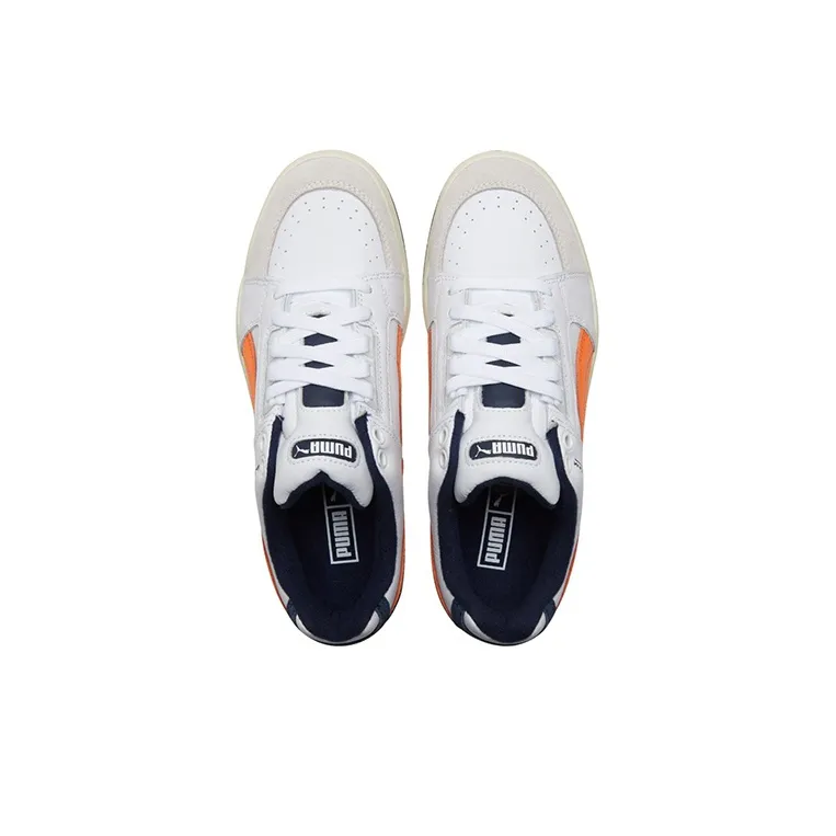 PUMA Slipstream Low Retro White Vibrant Orange-3