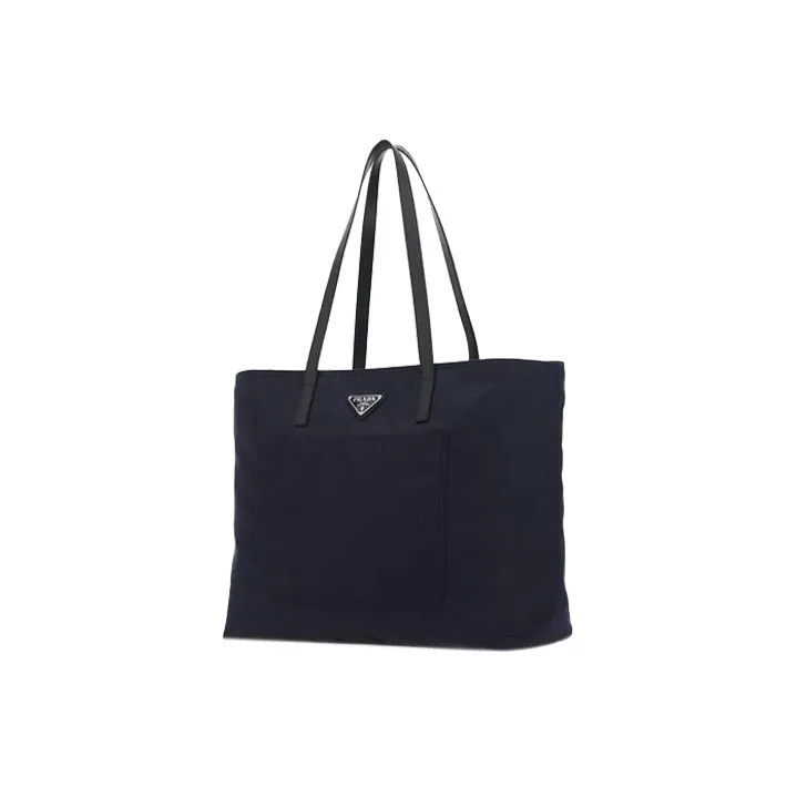 PRADA Nylon Tote Bag Shopping Bag Handbag Women's Blue-1