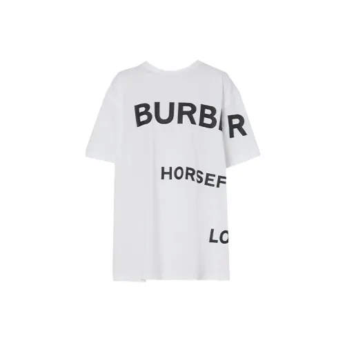 Burberry Horseferry Print Cotton T-shirt White/Black
