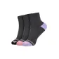 Purple Gray+Pink Gray+Black Gray (3 Pack)