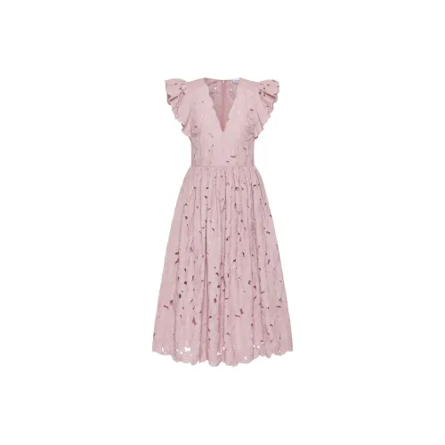 RED VALENTINO Sleeveless Dresses Women's Fuchsia