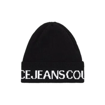VERSACE Logo-intarsia Beanie