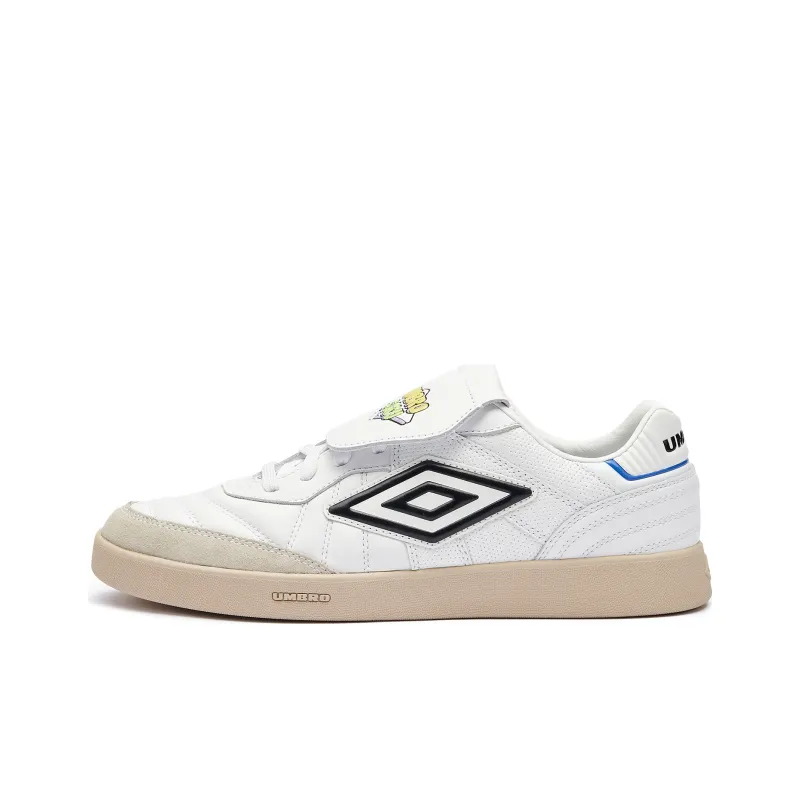 Umbro Anti Slip And Wear Resistant Lightweight Low Top Skateboard Shoes Men's Velvet White-0