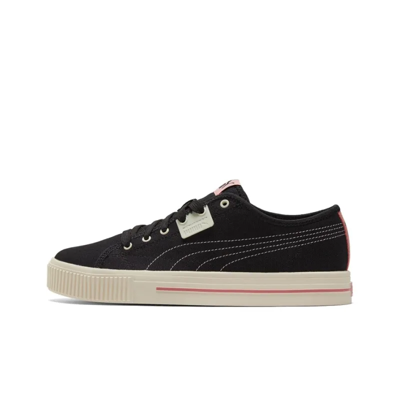 PUMA Ever Cv Casual Skateboarding Shoes Unisex Black Pink-0