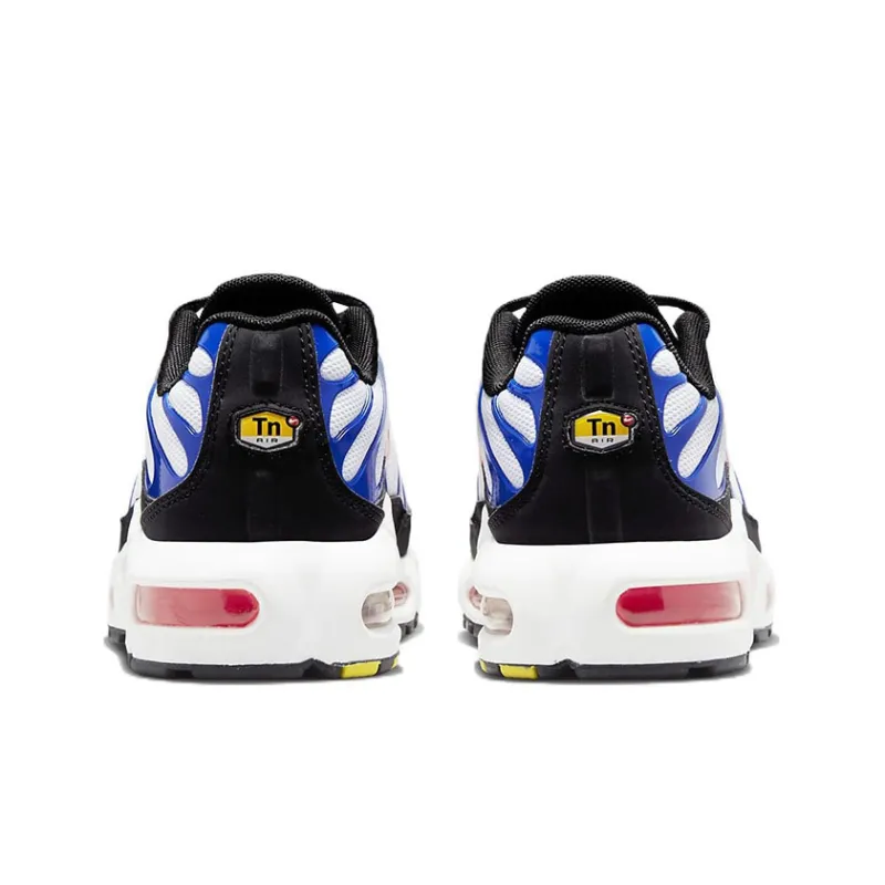 Nike Air Max Plus Cushioning Anti-Slip And Wear-Resistant Low-Top Running Shoes GS White Blue-4