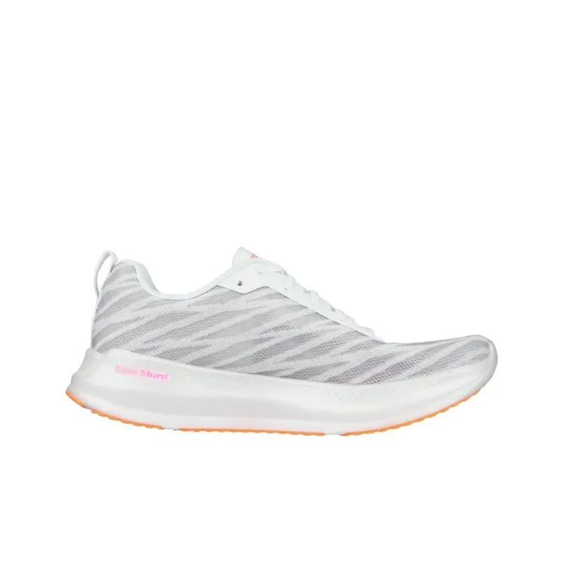 Skechers GO RUN Razor Excess 2 Slip-Resistant Low-Top Running Shoes Women's White-1