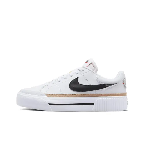 Nike Court Legacy Lift White Black Women's