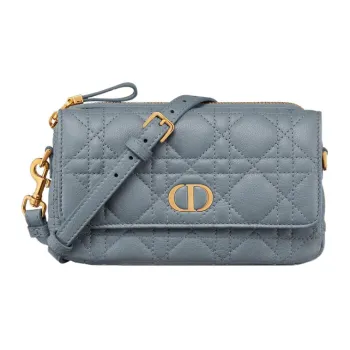 DIOR Caro Soft Cow Leather Clutch Women's