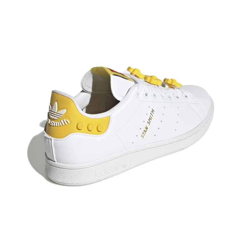Adidas Stan Smith Lego White Yellow Women's-3