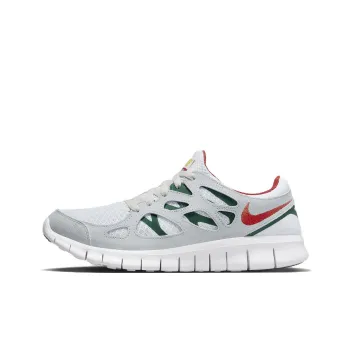 Nike Free Run 2 Grey Cinnabar Gorge Green