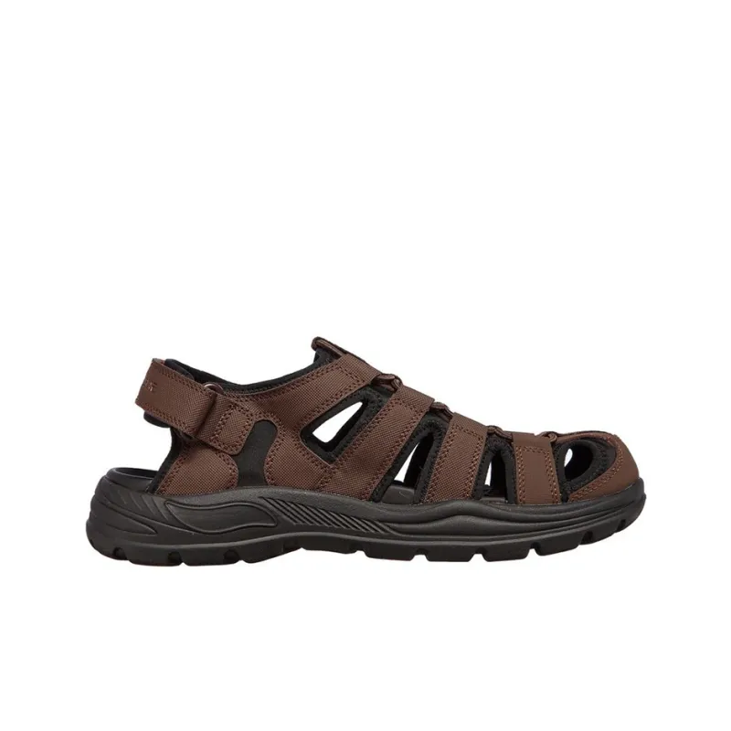 Skechers Breathable River Trekking Shoes Men's Chocolate-1