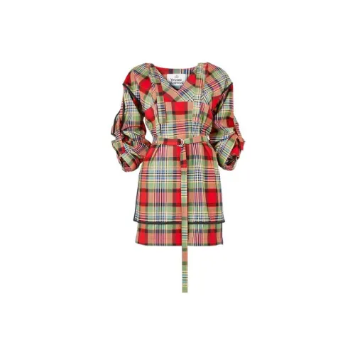 Vivienne Westwood Long-Sleeved Dresses Women's Red