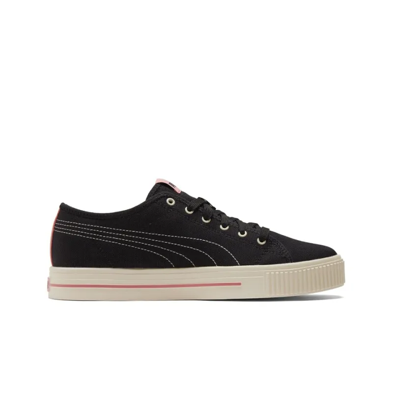 PUMA Ever Cv Casual Skateboarding Shoes Unisex Black Pink-1