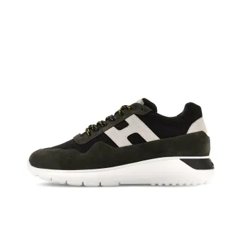HOGAN Interactive³ Low-Top Casual Shoes Men's Black Green White