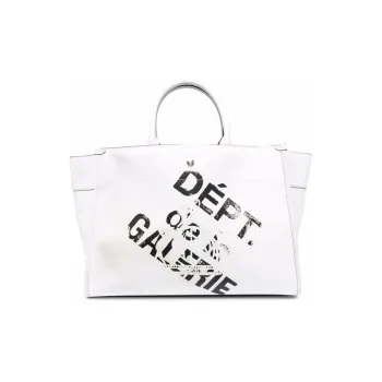 Lanvin Gallery Dept. Collaboration GALLERY DEPARTMENT II X LANVIN Calfskin Totes Handbags Women's White