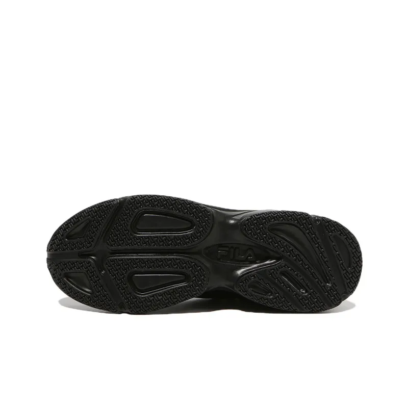 FILA Skyrunner Shock Absorbers With Slip Resistant And Abrasion Resistant Properties Low Top Casual Shoes Unisex Black-4