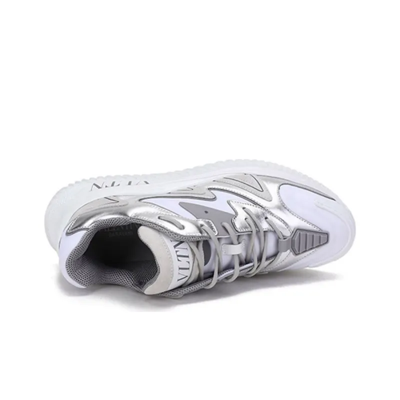 Valentino Wade Runner Low Top Casual Shoes Men's White-4