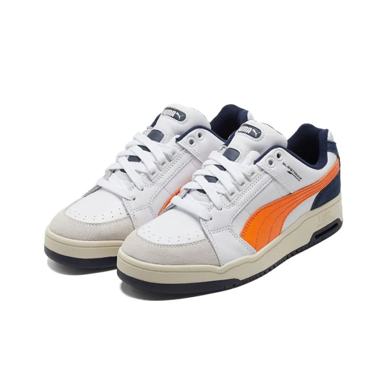 PUMA Slipstream Low Retro White Vibrant Orange-2