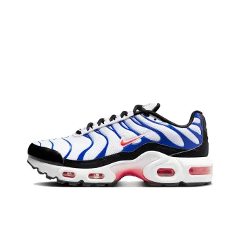 Nike Air Max Plus Cushioning Anti-Slip And Wear-Resistant Low-Top Running Shoes GS White Blue