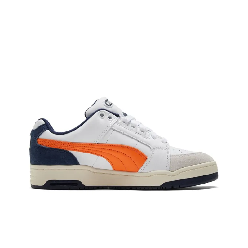 PUMA Slipstream Low Retro White Vibrant Orange-1