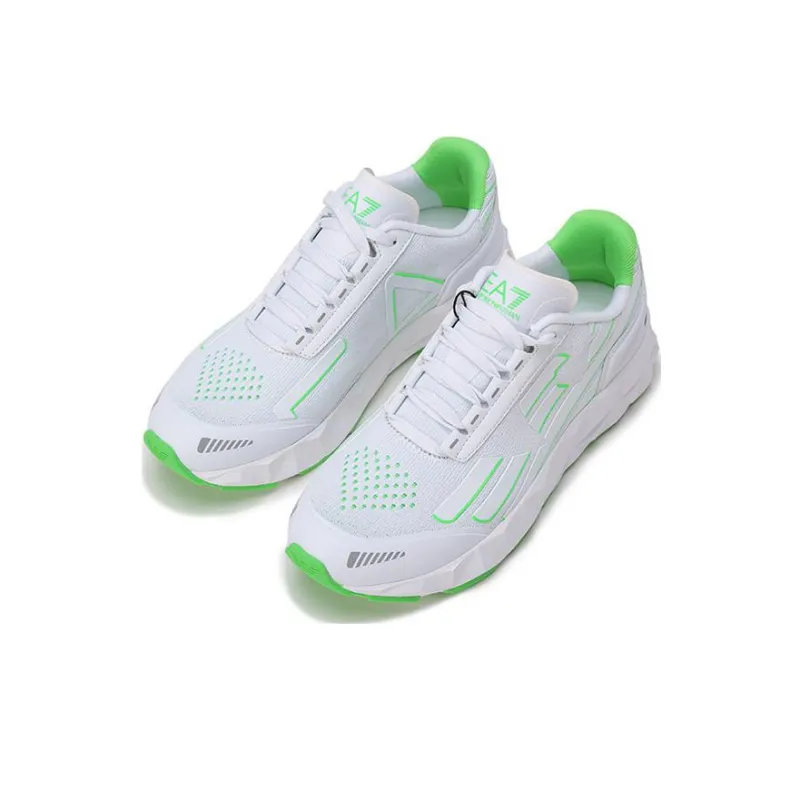 EMPORIO ARMANI EA7 Low Top Casual Athletic Shoes Unisex White-2
