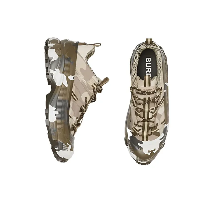 Burberry Arthur Brown Camouflage Print Nylon-4