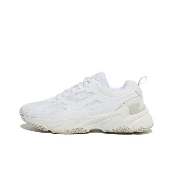FILA Skyrunner Cushioned Anti Slip Wear Resistant And Water Resistant Low Top Casual Shoes Unisex White Korean Style