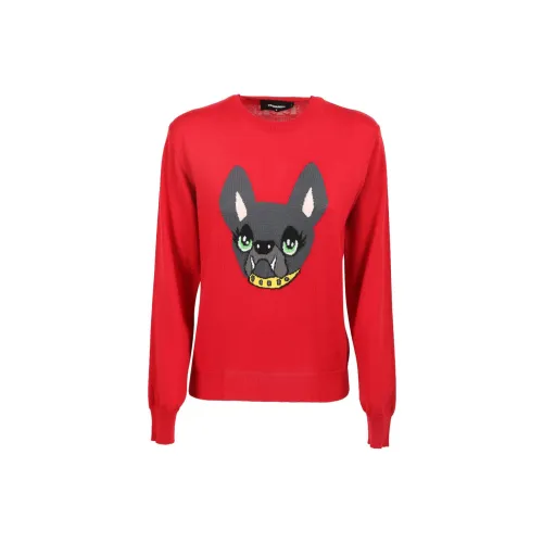 DSQUARED 2 Cashmere Sweaters Women's Red