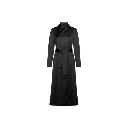 Calvin Klein Trench Coats Women's Black