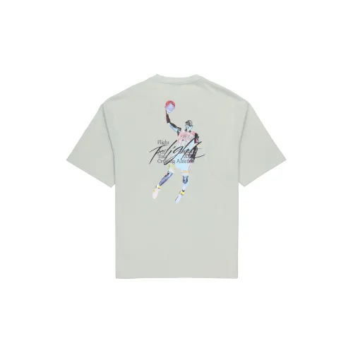 Jordan T-Shirts Men Aqua Blue