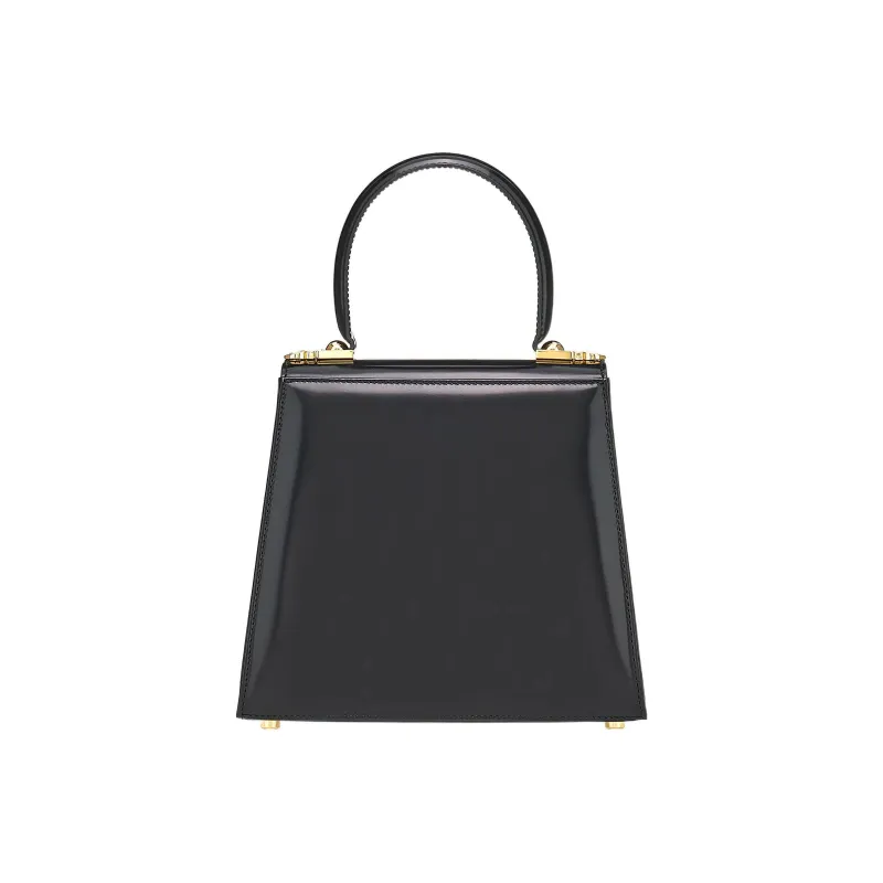 FERRAGAMO Calfskin Handbag Women's Black-2