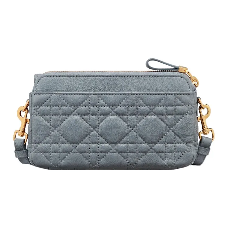 DIOR Caro Soft Cow Leather Clutch Women's-3