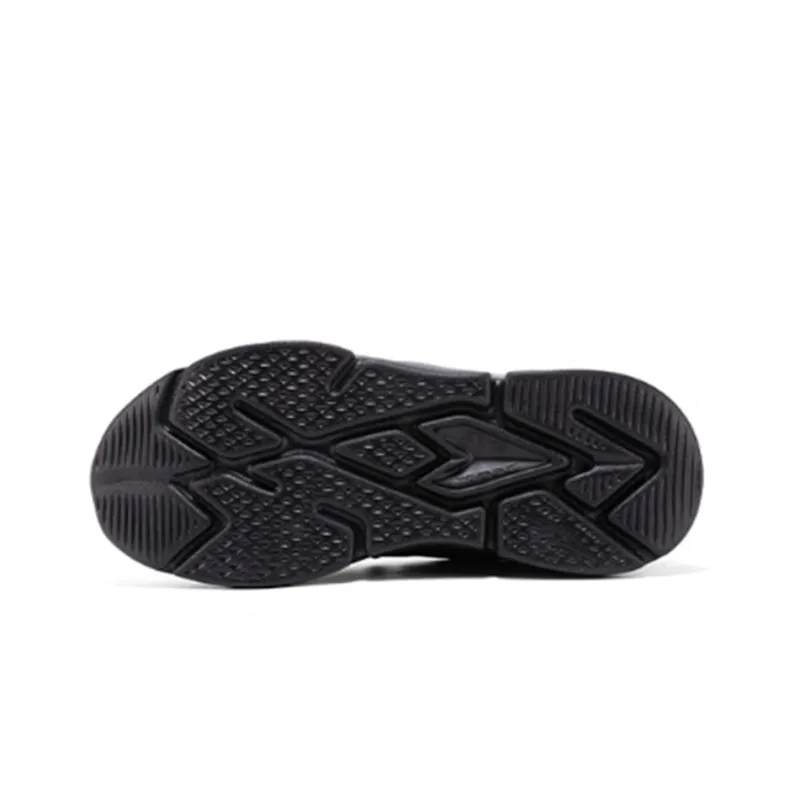Erke Casual Shoes Women's Low Top Jet Black/True White-3