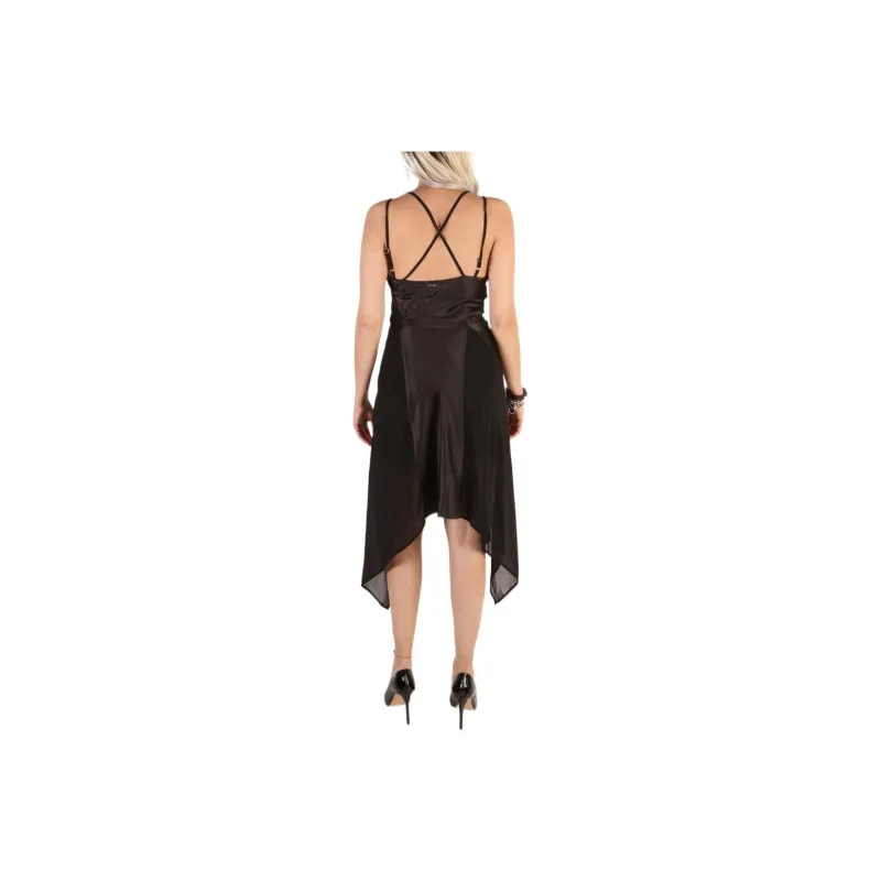 GUESS Suspender Skirt Dress Black-1