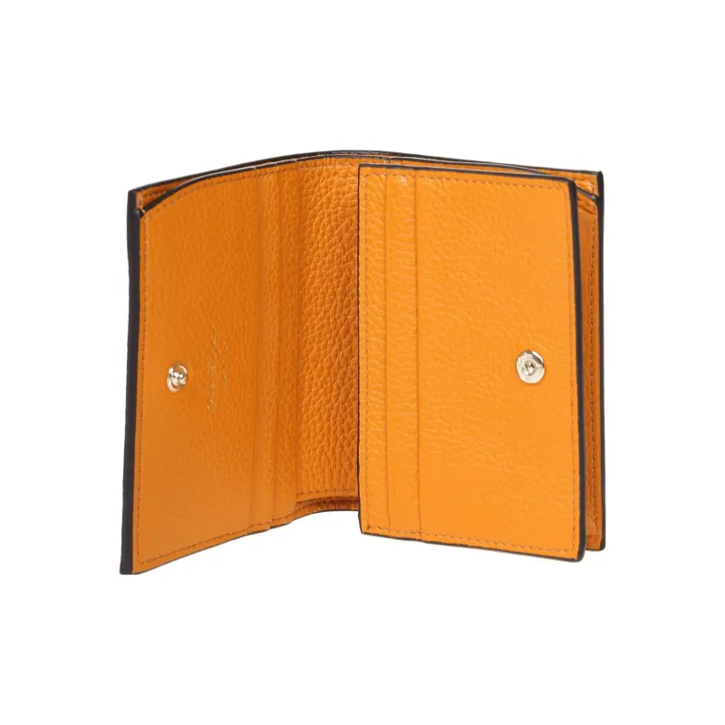 FERRAGAMO Calfskin Wallet Women's Orange-3