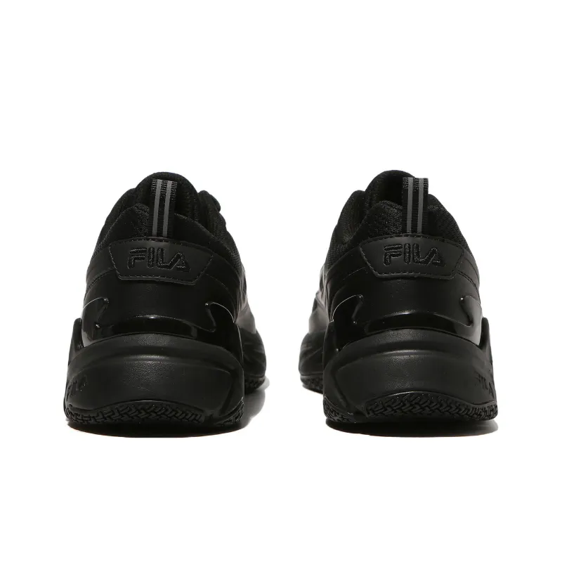 FILA Skyrunner Shock Absorbers With Slip Resistant And Abrasion Resistant Properties Low Top Casual Shoes Unisex Black-3