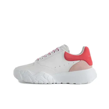 Alexander McQueen Court Trainer Low Top Sports Casual Shoes Women's White Pink