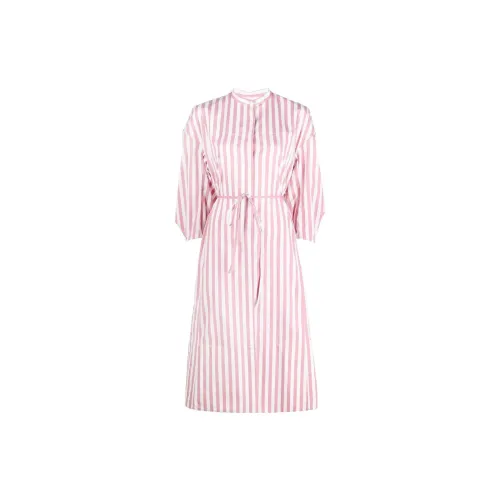 JIL SANDER Short-Sleeved Dresses Women's Pink