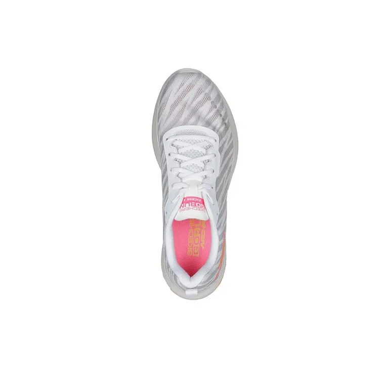 Skechers GO RUN Razor Excess 2 Slip-Resistant Low-Top Running Shoes Women's White-3