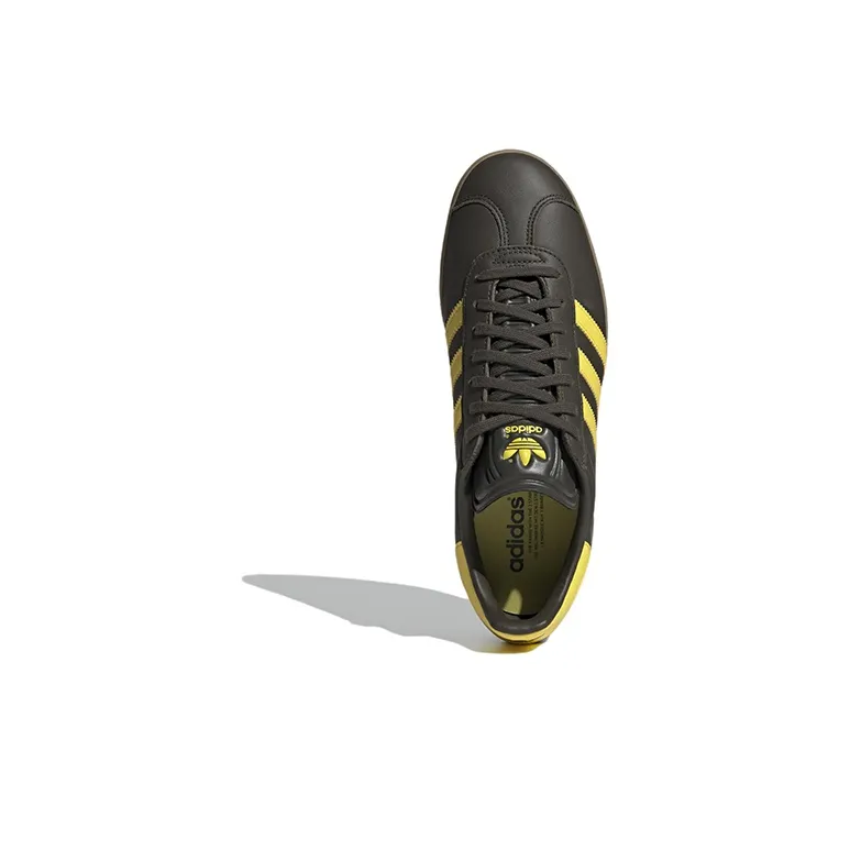 Adidas Gazelle Shadow Olive Yellow Gum-4