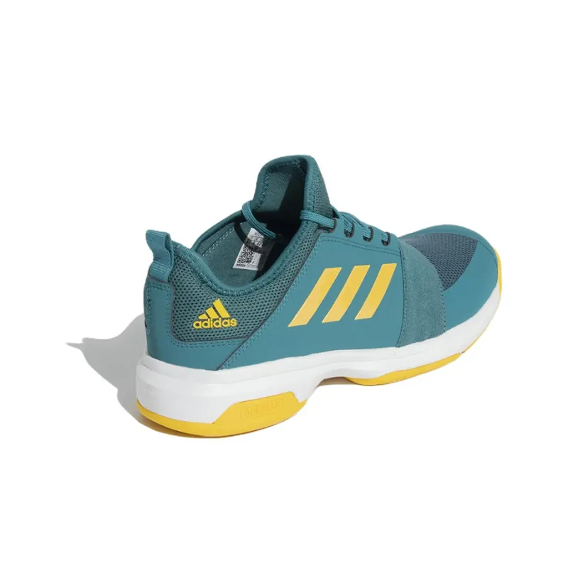 Adidas Divo Anti-Slip Wear-Resistant Low-Top Tennis Shoes Men's Blue Yellow-3