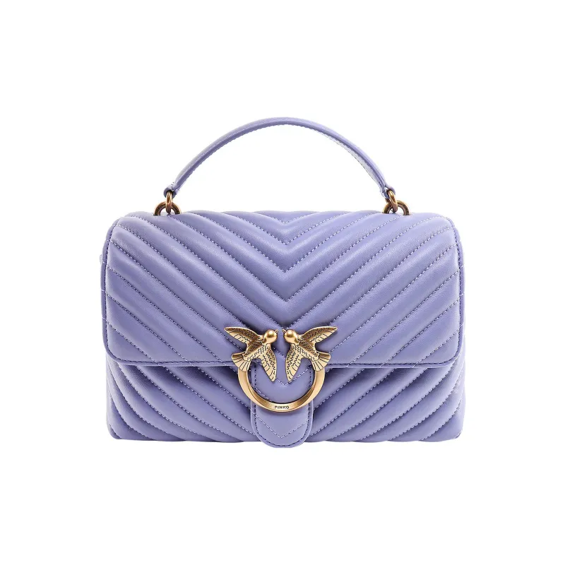 PINKO Leather Handbag Women's Purple-0